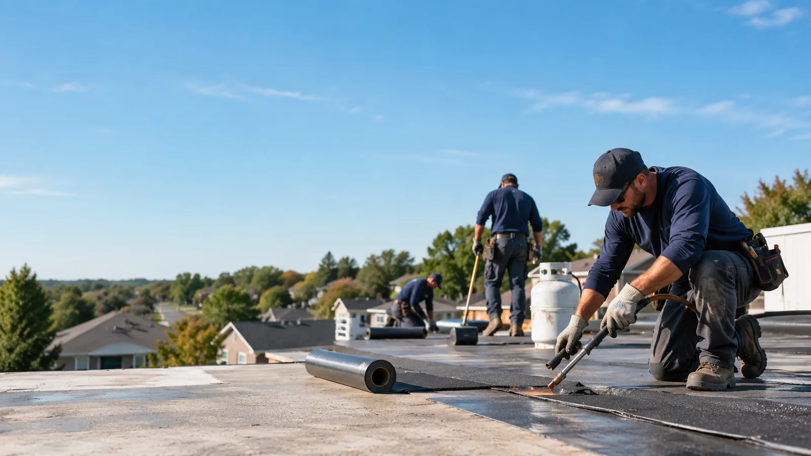 Flat Roof Leak Repair providers in Colbert, OK